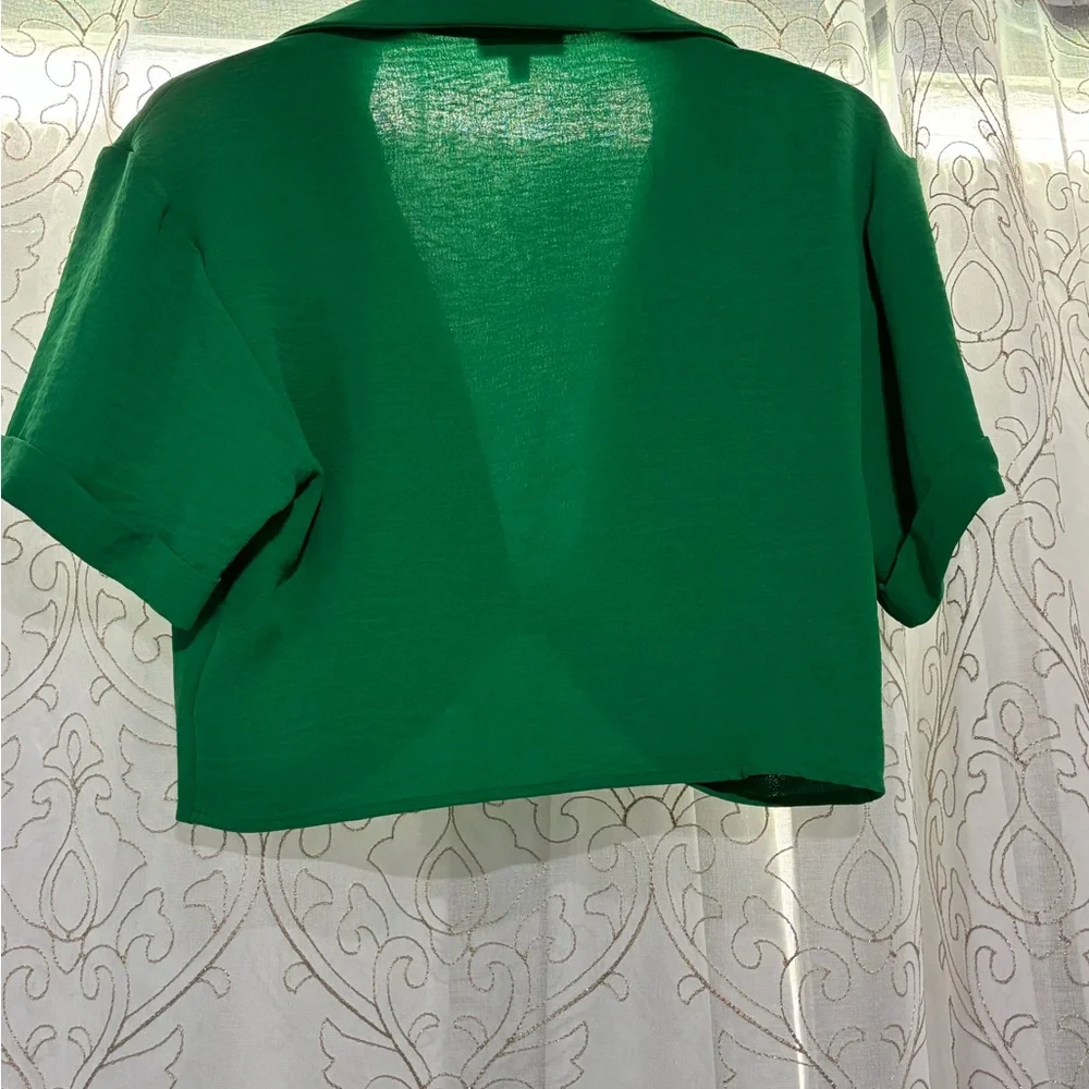 Love J Green Knot Front Shirt - Picture 5 of 7